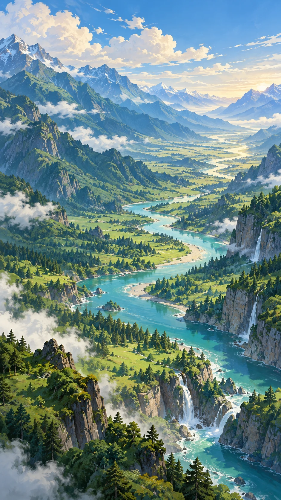 飞龙大冒险中的山谷场景